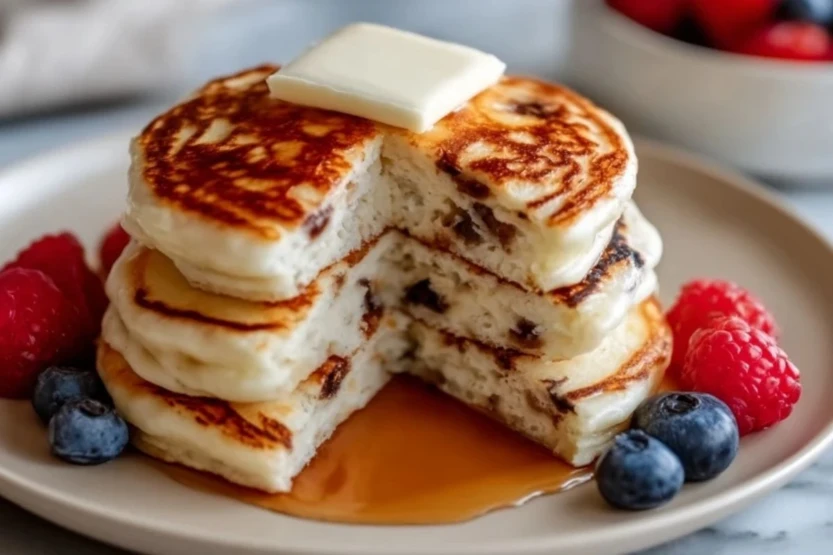 High Protein Cottage Cheese Pancakes