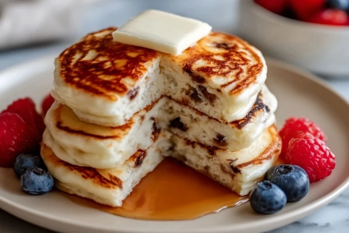 High Protein Cottage Cheese Pancakes