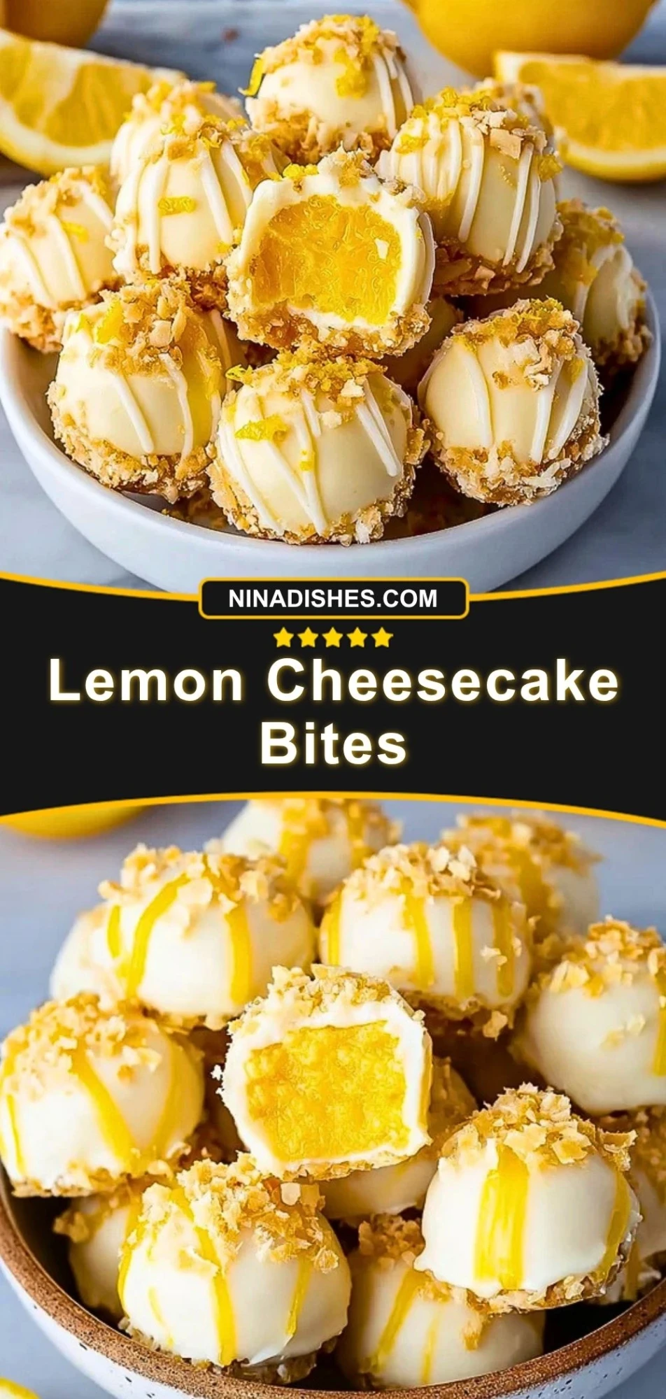 Lemon Cheesecake Bites (3)