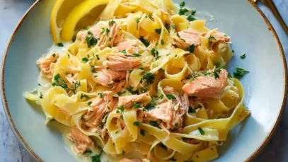 Best Lemon Pasta With Salmon