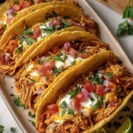 Perfect Slow Cooker Shredded Chicken Tacos