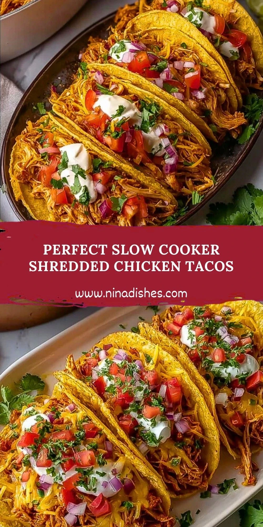 Perfect Slow Cooker Shredded Chicken Tacos (2)