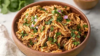 Tender Instant Pot Shredded Chicken For Tacos