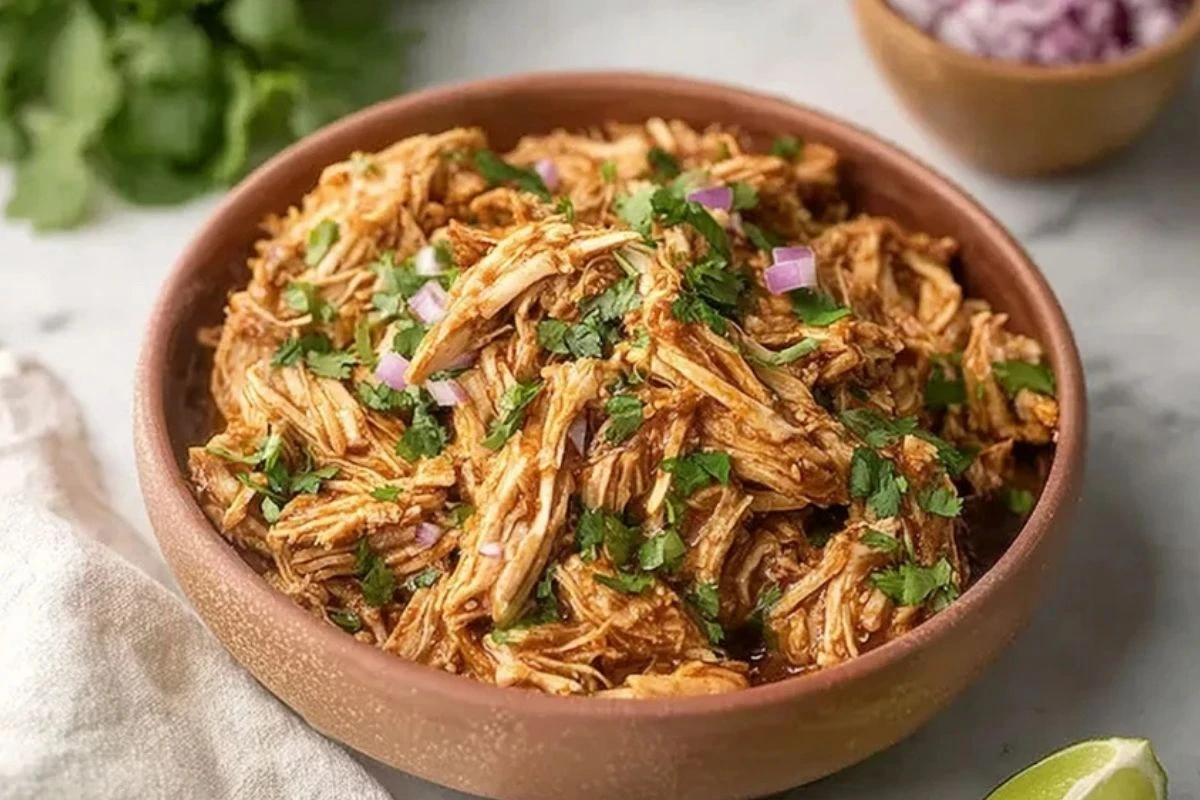 Tender Instant Pot Shredded Chicken For Tacos