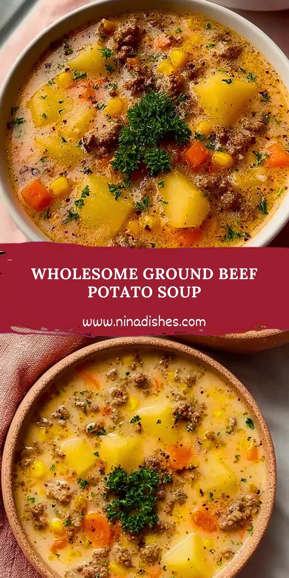 Wholesome Ground Beef Potato Soup (2)