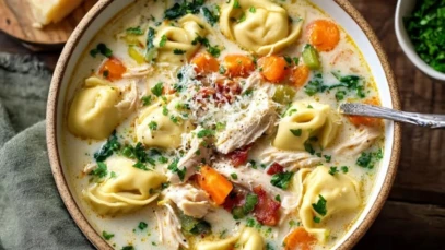 Easy One-Pot Chicken Tortellini Soup