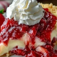 Strawberry Cheesecake Dump Cake
