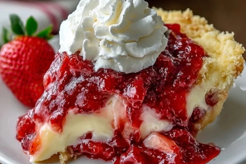 Strawberry Cheesecake Dump Cake