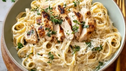 The Easiest Chicken Alfredo