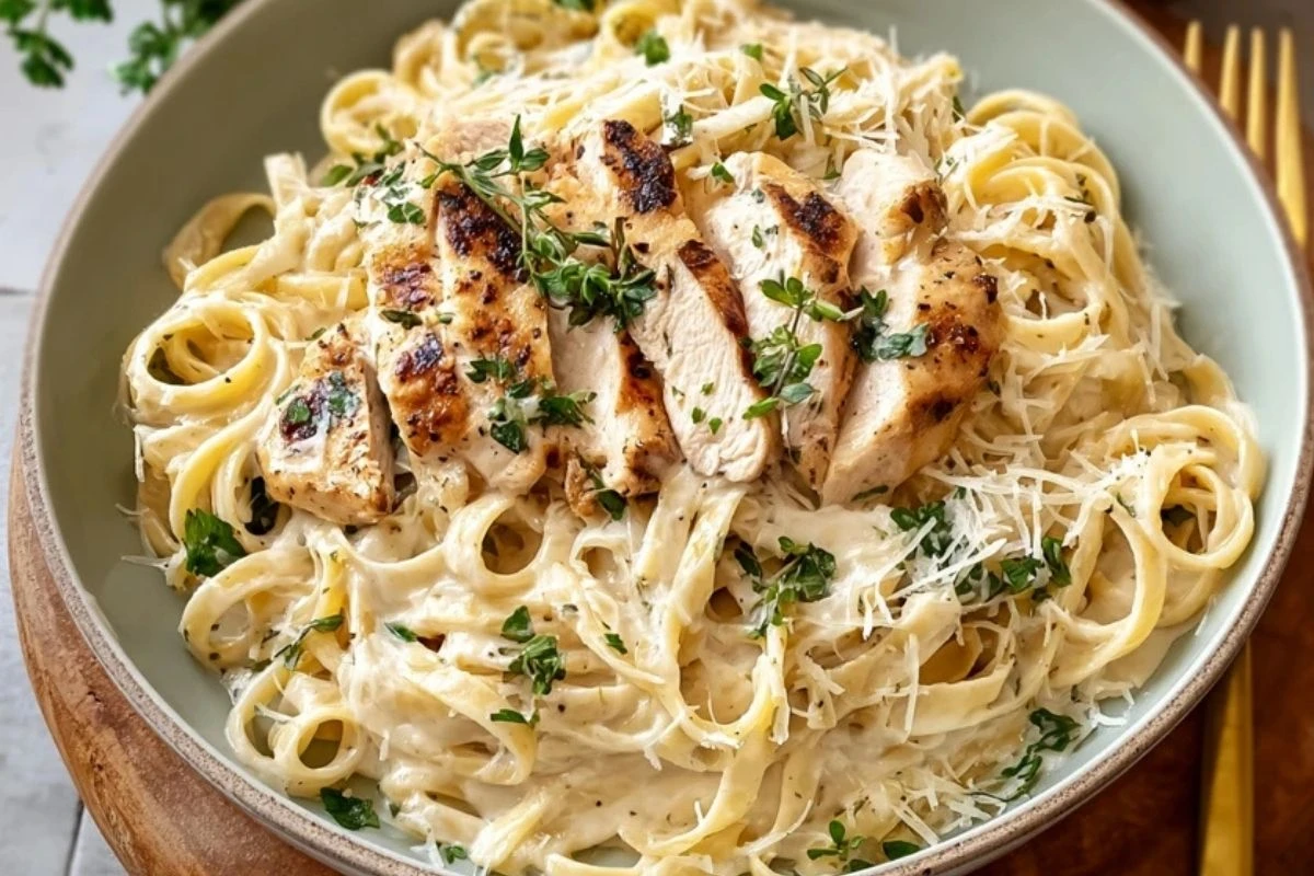 The Easiest Chicken Alfredo