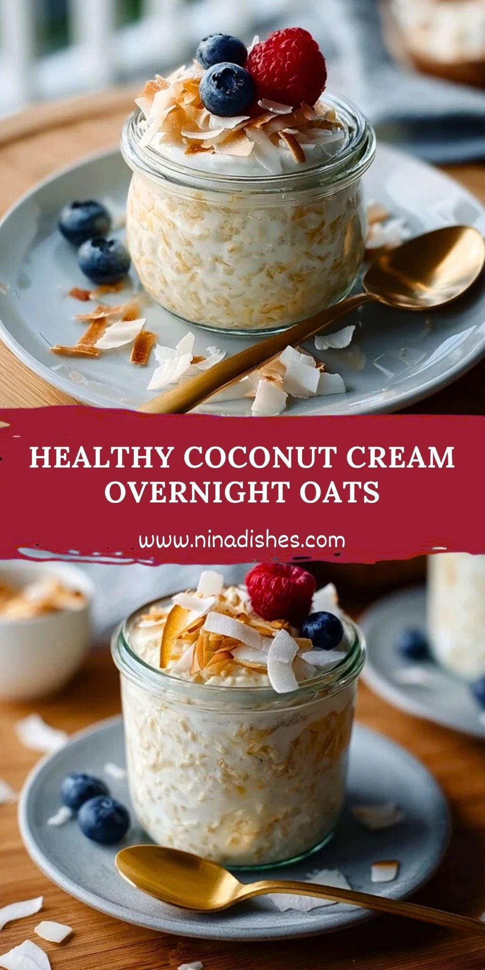 Healthy Coconut Cream Overnight Oats (2)