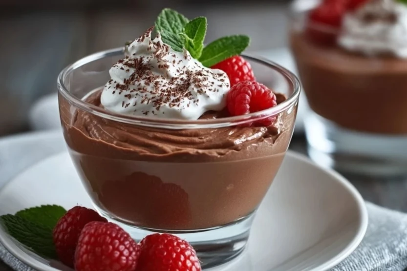 High Protein Chocolate Mousse with Cottage Cheese