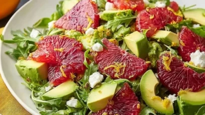Blood Orange Avocado Salad