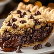 Easy Chocolate Chip Cookie Pie