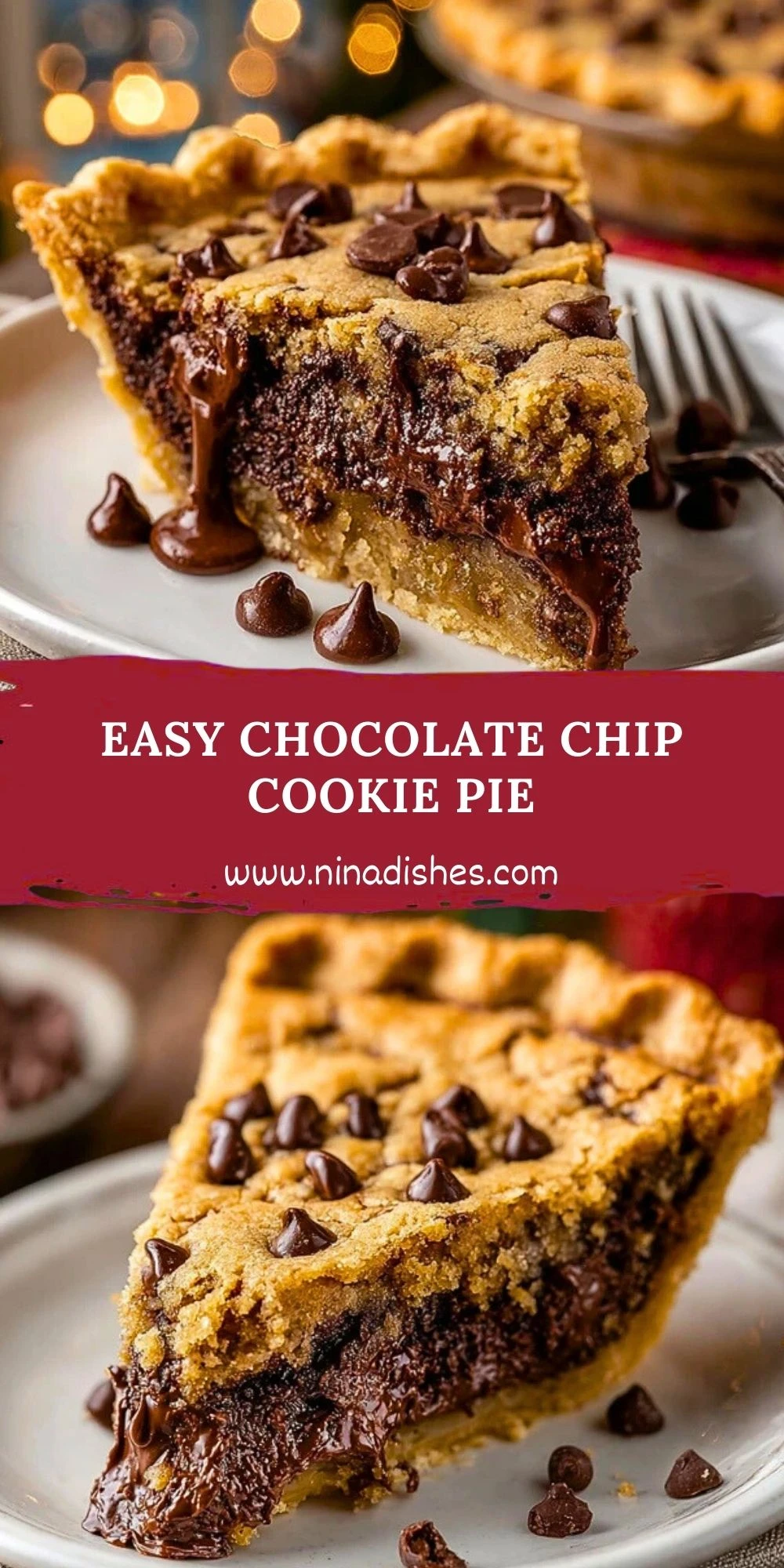 Easy Chocolate Chip Cookie Pie (2)