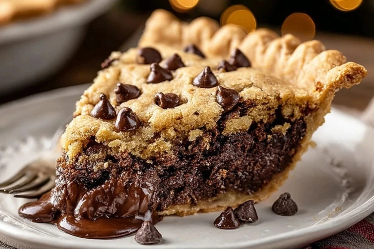 Easy Chocolate Chip Cookie Pie