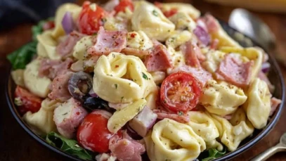 Italian Grinder Tortellini Salad