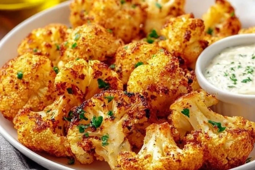 Air Fryer Roasted Cauliflower