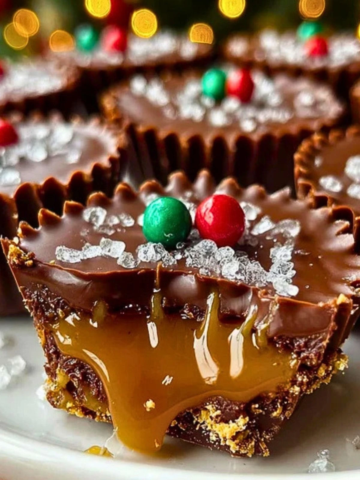 Christmas Chocolate Caramel Cups (1)