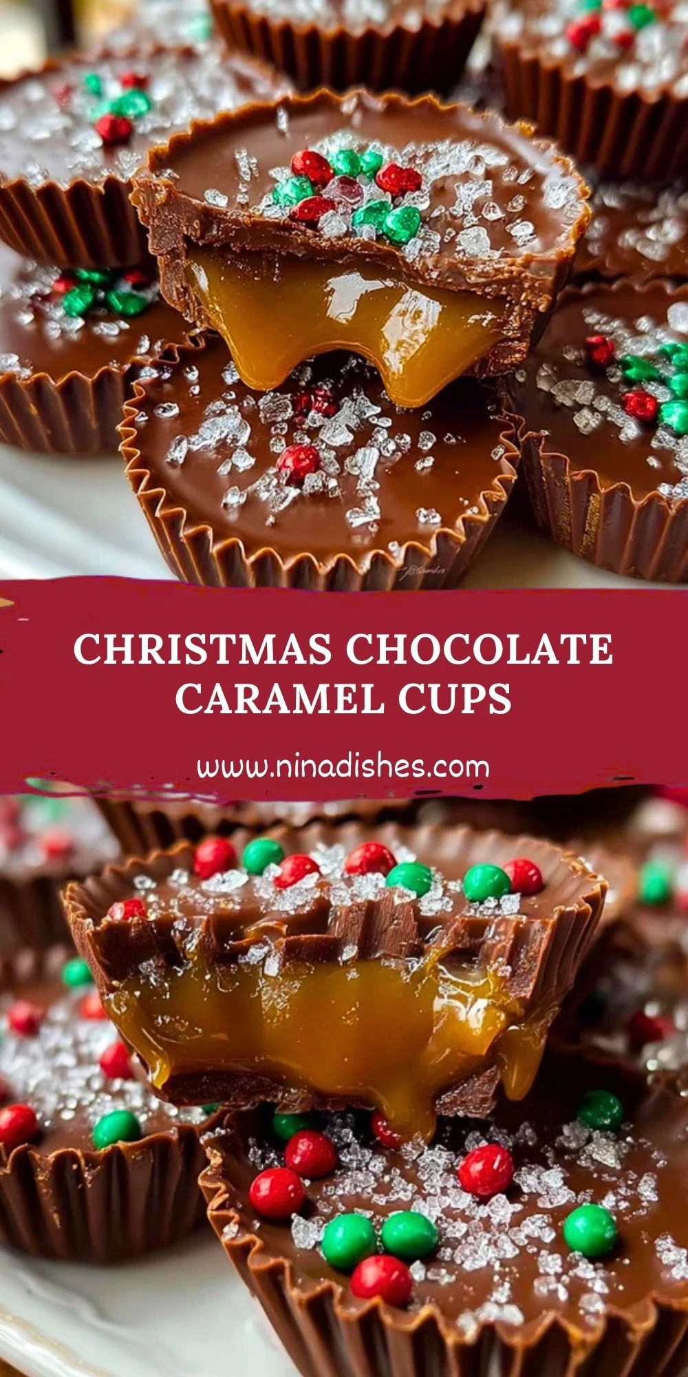 Christmas Chocolate Caramel Cups (2)