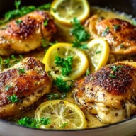 One Skillet Lemon Dijon Chicken