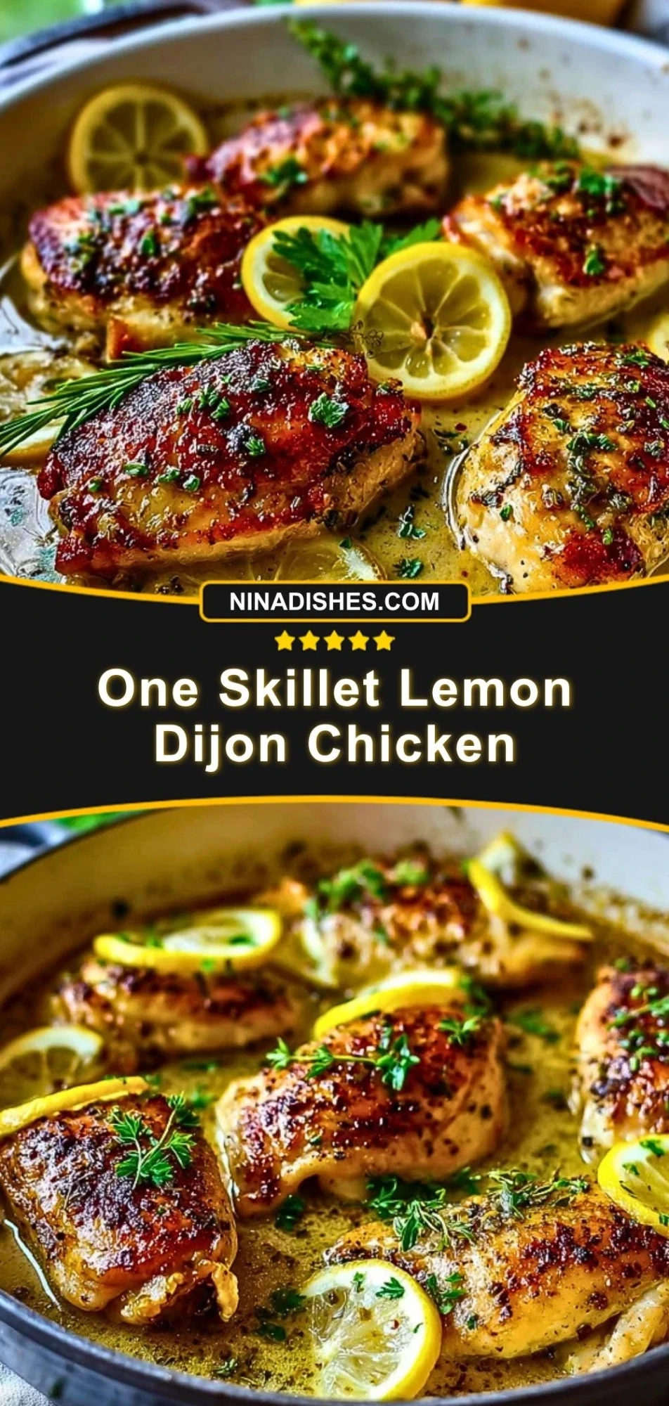 One Skillet Lemon Dijon Chicken (3)