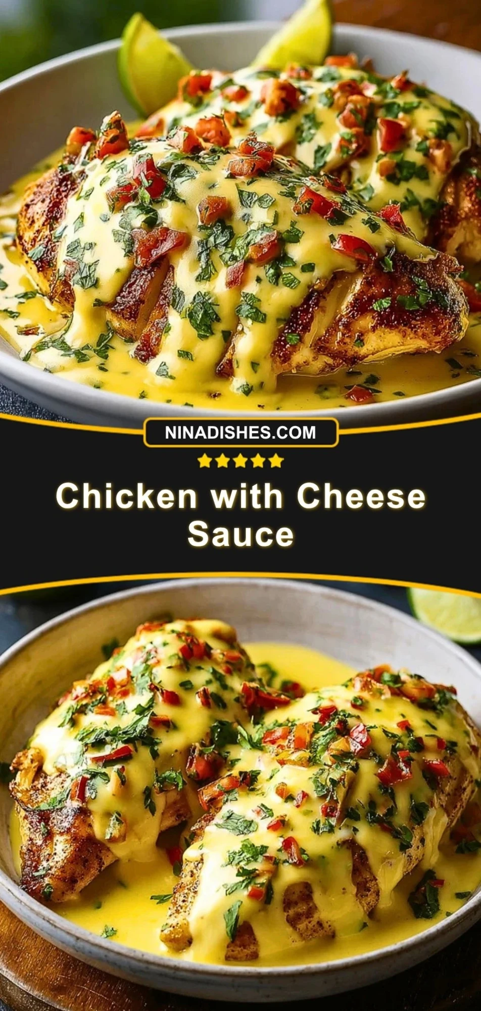 Chicken with Cheese Sauce (3)