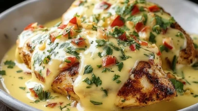 Chicken with Cheese Sauce