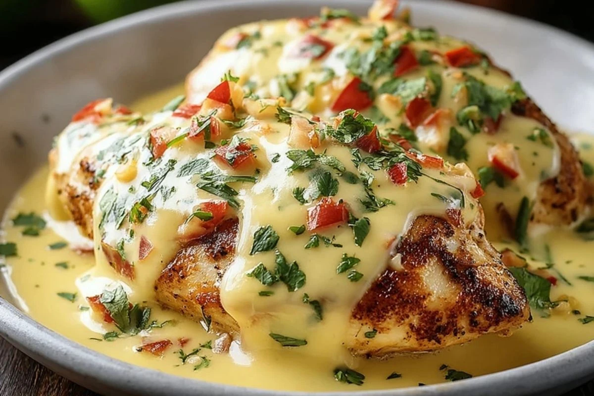Chicken with Cheese Sauce