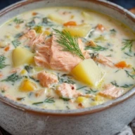 Cozy Salmon Chowder