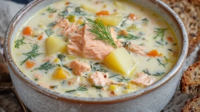 Cozy Salmon Chowder