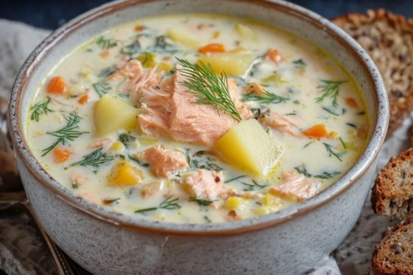 Cozy Salmon Chowder
