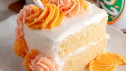 Moisty Citrus Party Cake