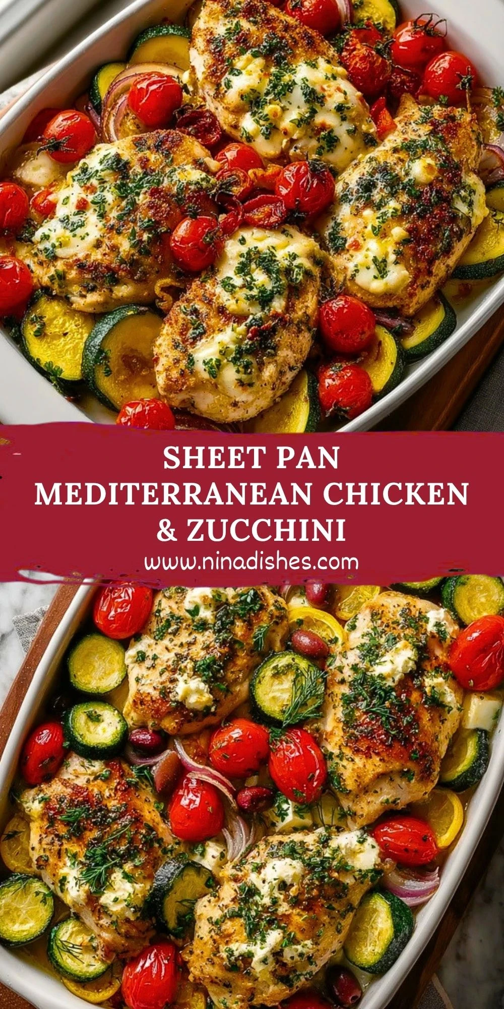 Sheet Pan Mediterranean Chicken & Zucchini (2)