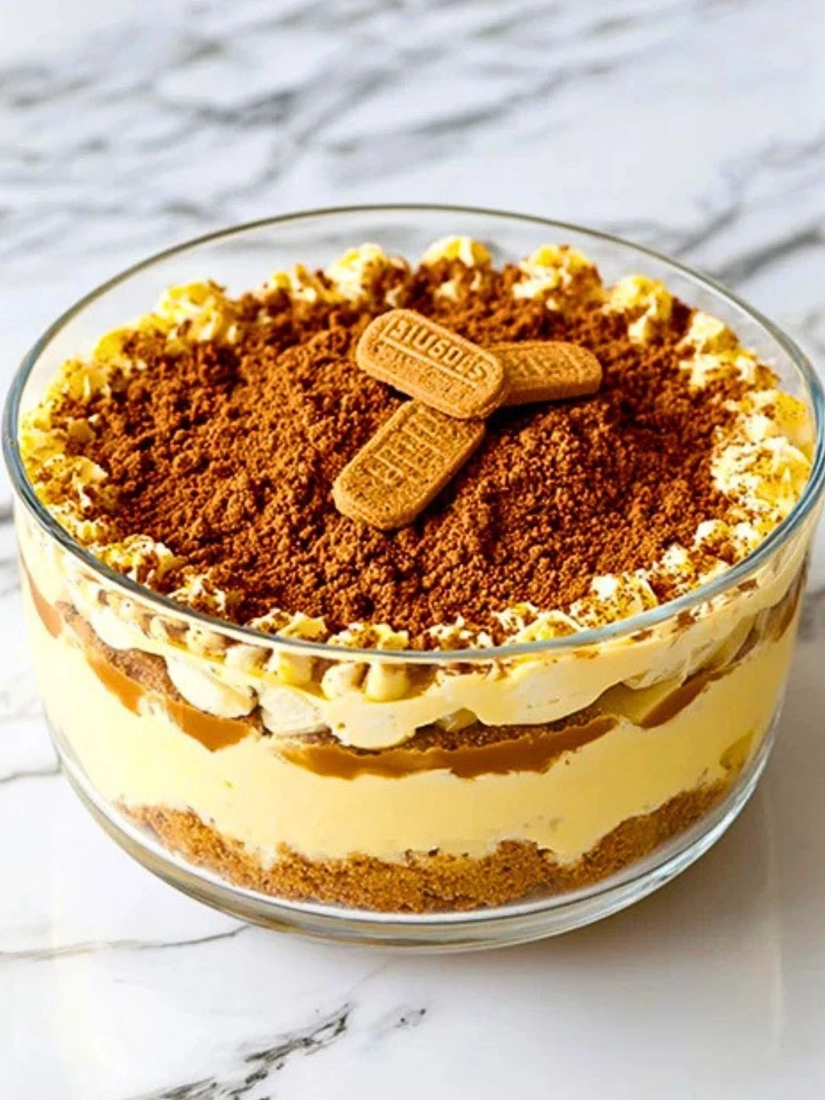 Biscoff Banana Pudding With Caramel Cookie Flavor (1)