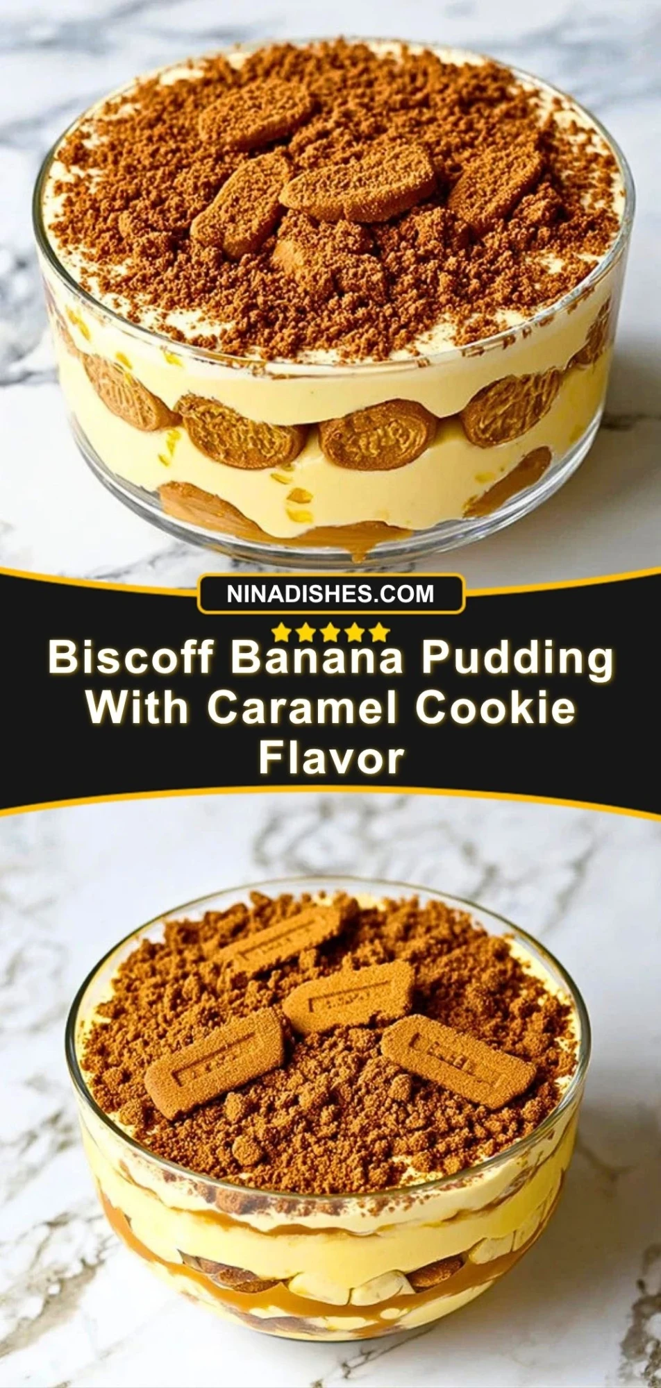 Biscoff Banana Pudding With Caramel Cookie Flavor (3)