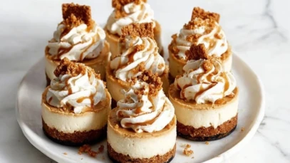 Mini Biscoff Cheesecake Bites