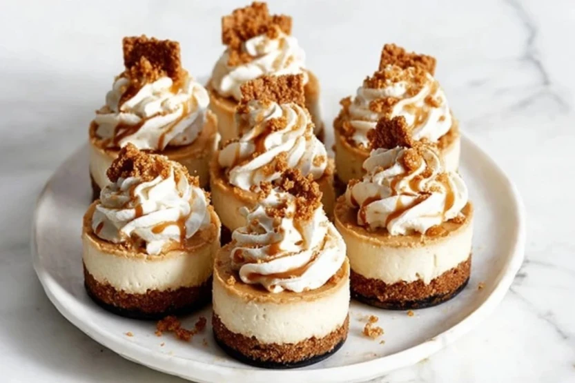 Mini Biscoff Cheesecake Bites