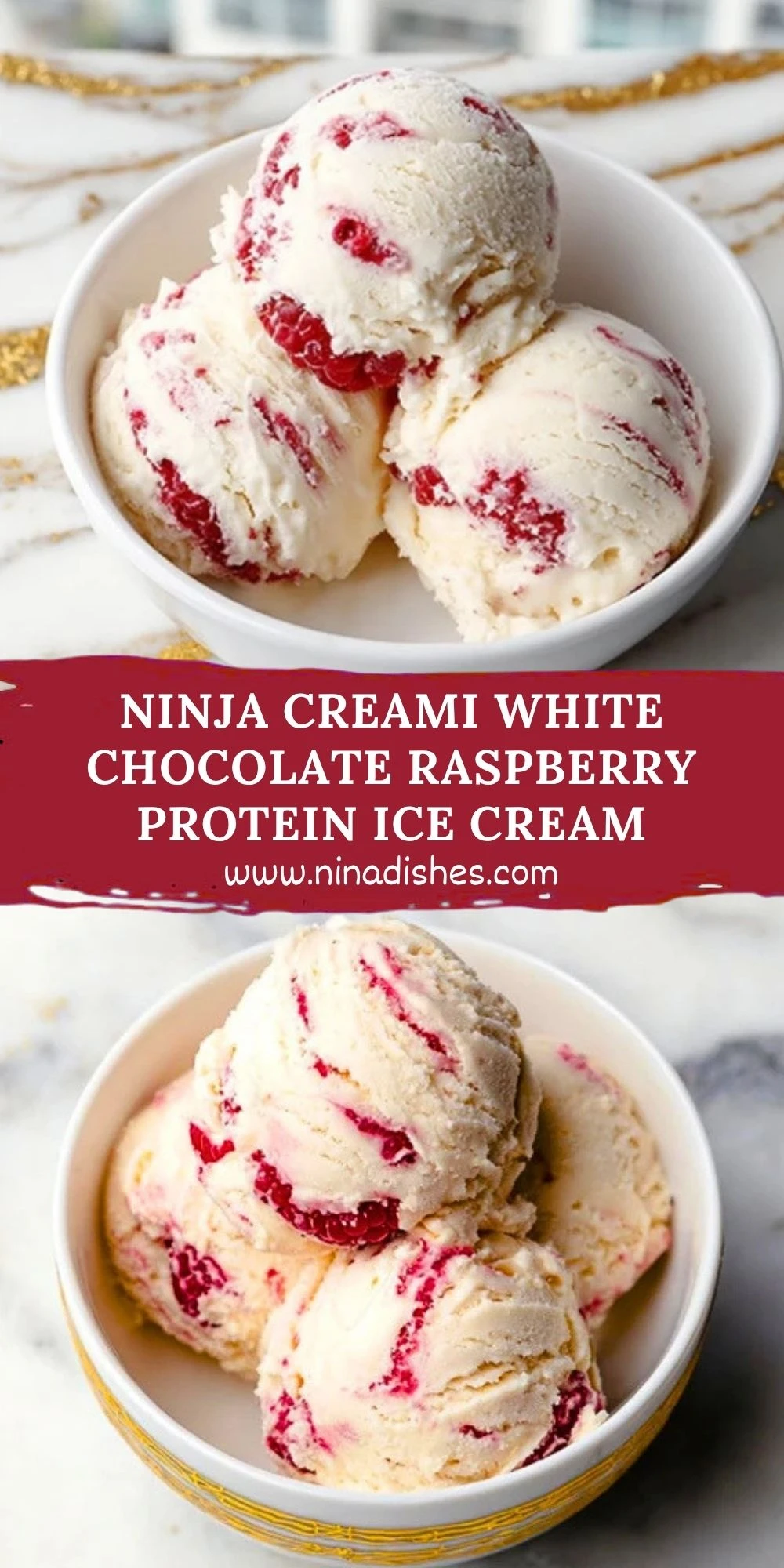 Ninja Creami White Chocolate Raspberry Protein Ice Cream (2)