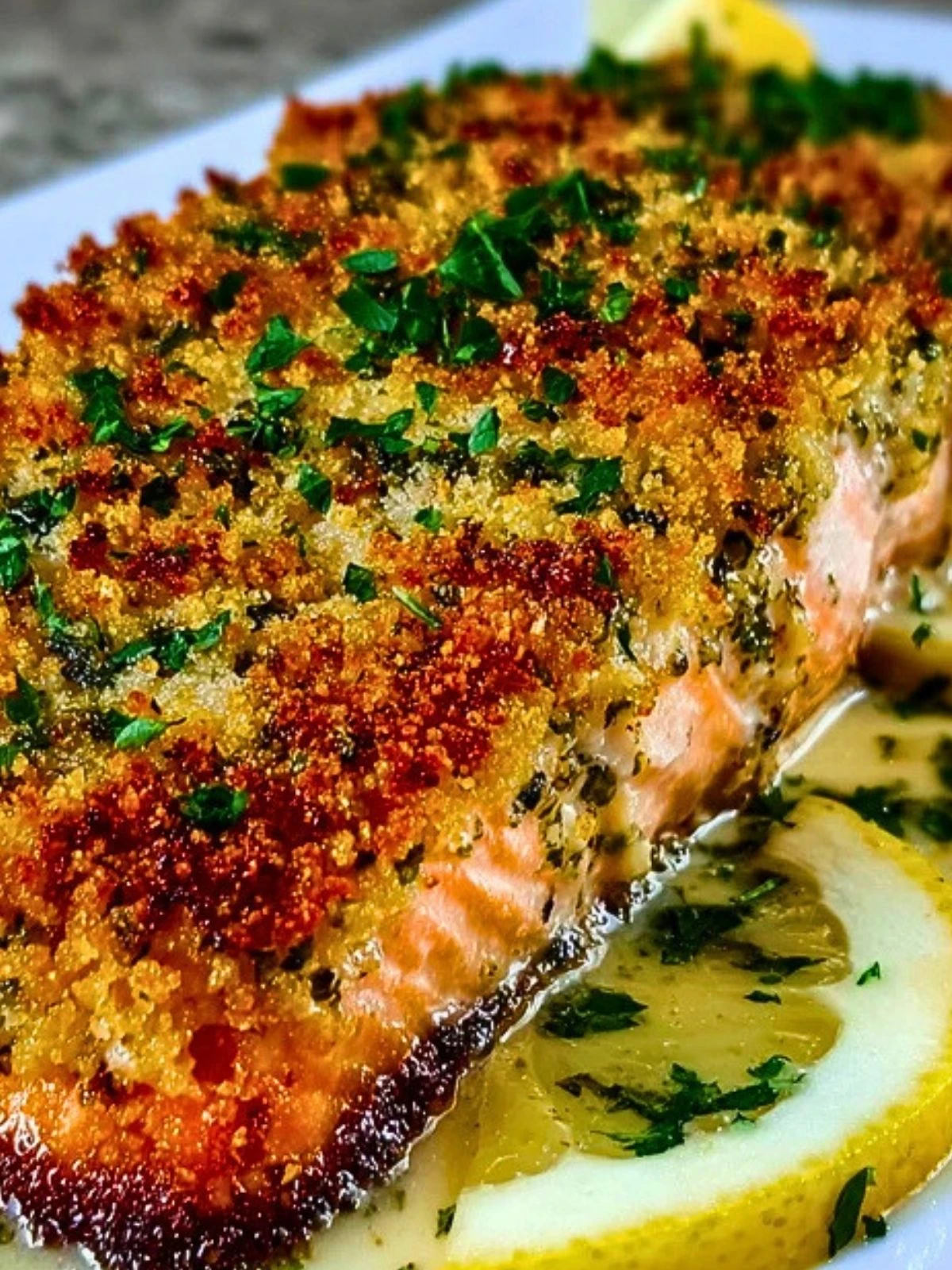 Crispy Parmesan Crusted Baked Salmon (1)