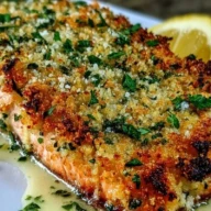Crispy Parmesan Crusted Baked Salmon