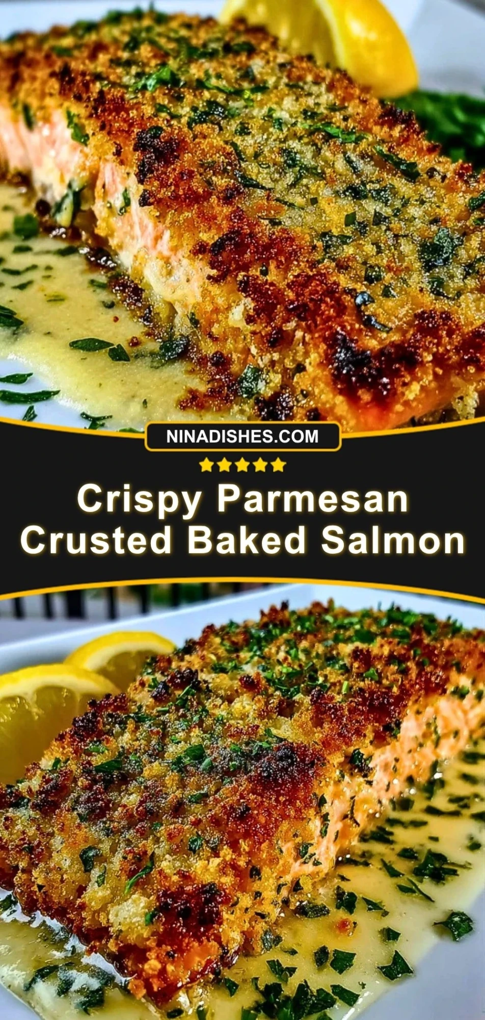 Crispy Parmesan Crusted Baked Salmon (3)