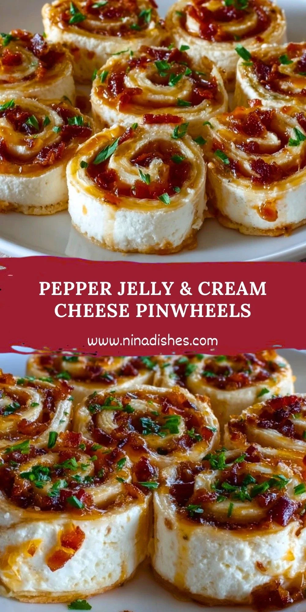 Pepper Jelly & Cream Cheese Pinwheels (2)