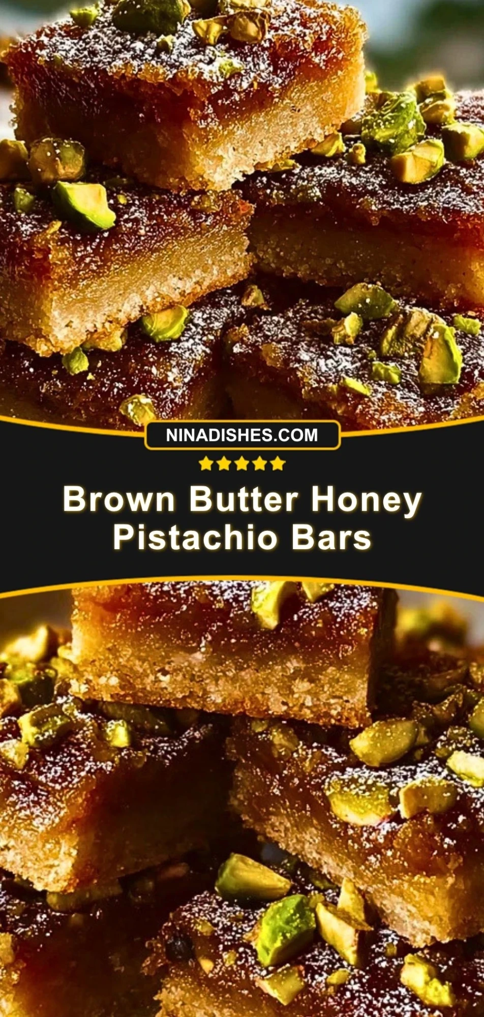 Brown Butter Honey Pistachio Bars (2)