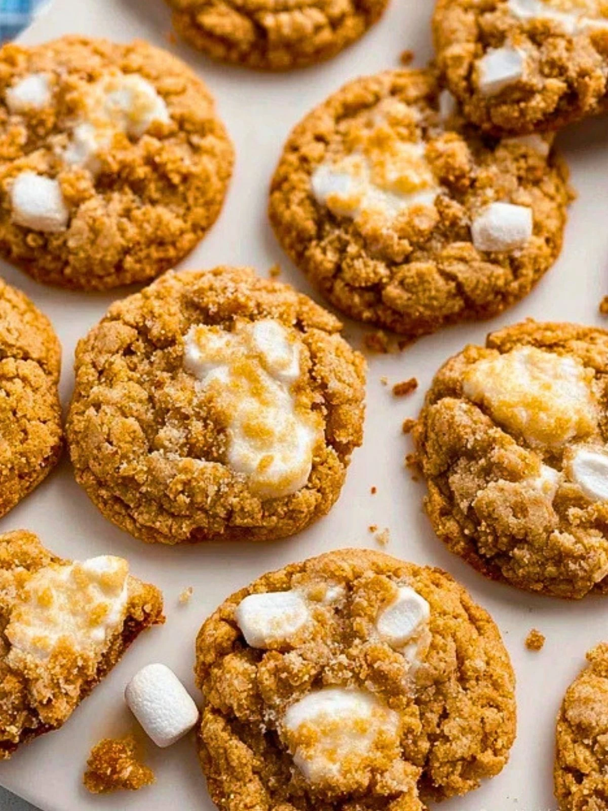 Brown Butter Marshmallow Crispy Cookies (1)