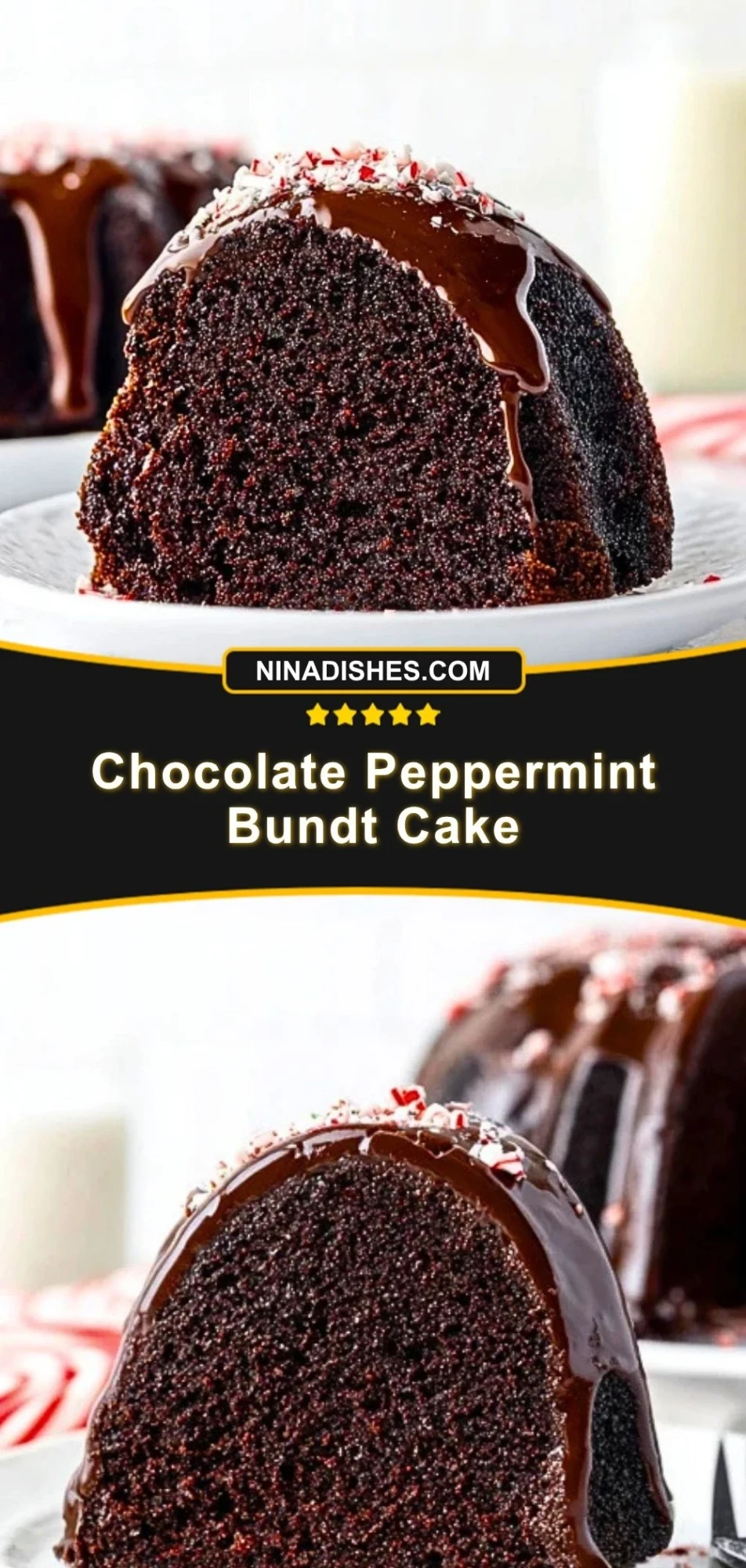 Chocolate Peppermint Bundt Cake (3)