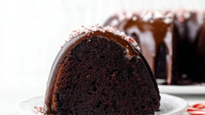Chocolate Peppermint Bundt Cake