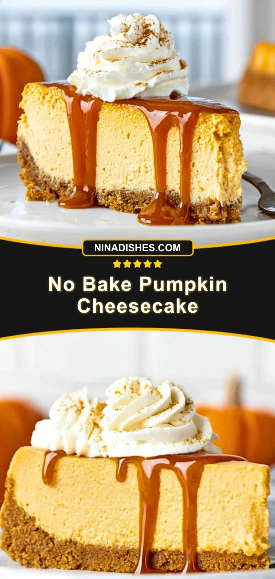 No Bake Pumpkin Cheesecake (3)