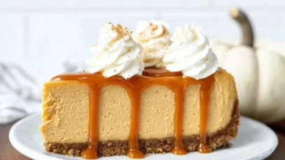 No Bake Pumpkin Cheesecake