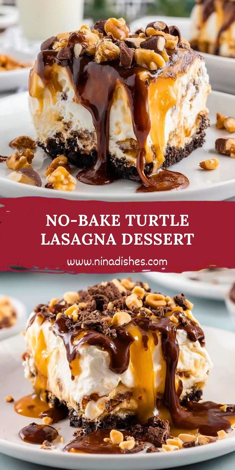 No-Bake Turtle Lasagna Dessert (2)